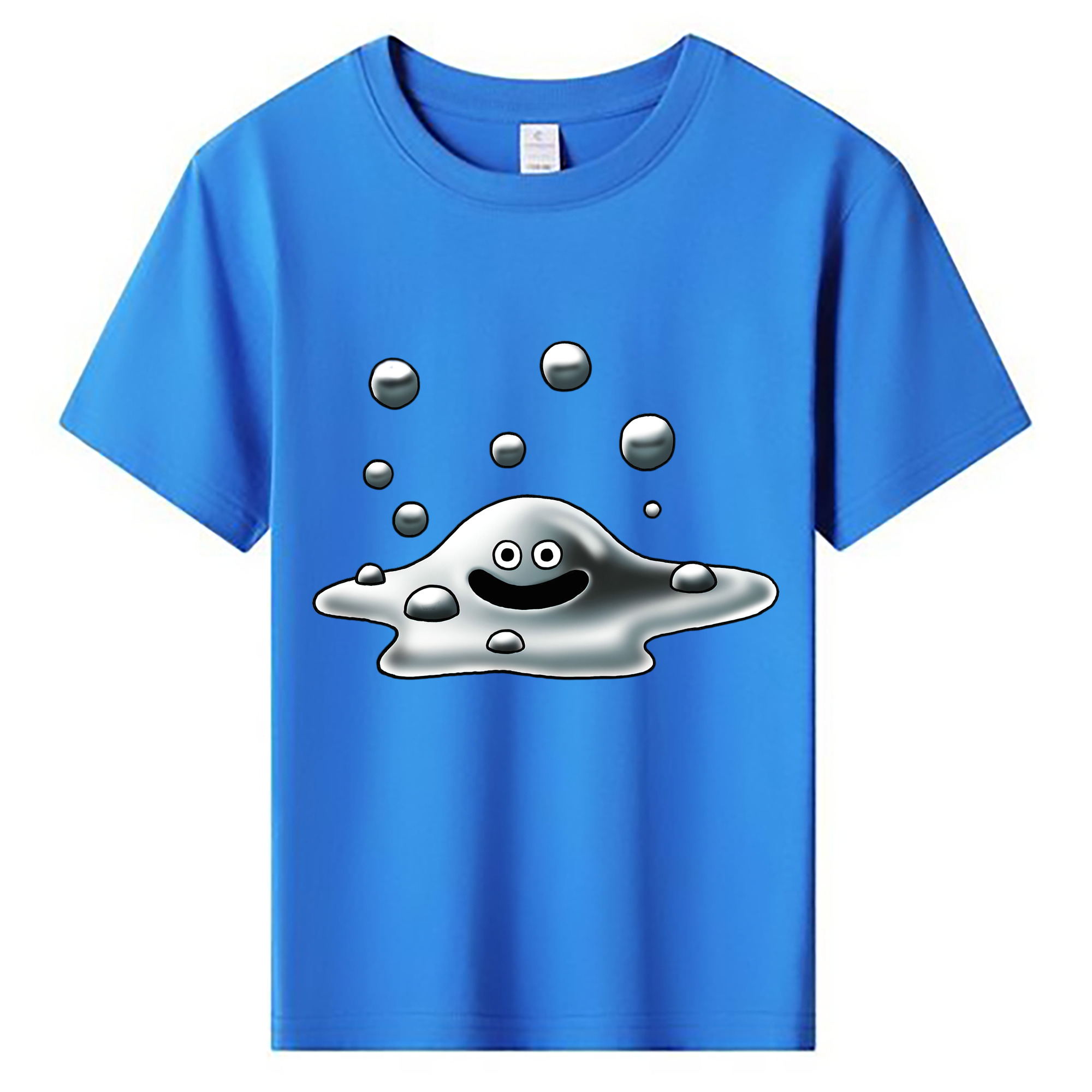（画像用） ドラゴンクエスト Doragon Kuesuto Dragon Quest 綿100％キッズTシャツ（フロントプリント）